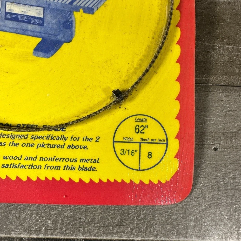 Band Saw Blade Three Wheeler 62